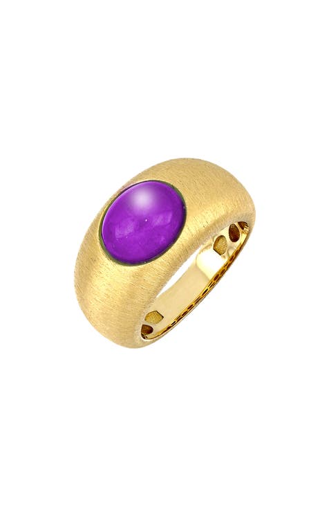 Anillo ancho Iris Amatista (Exclusivo Nordstrom)
