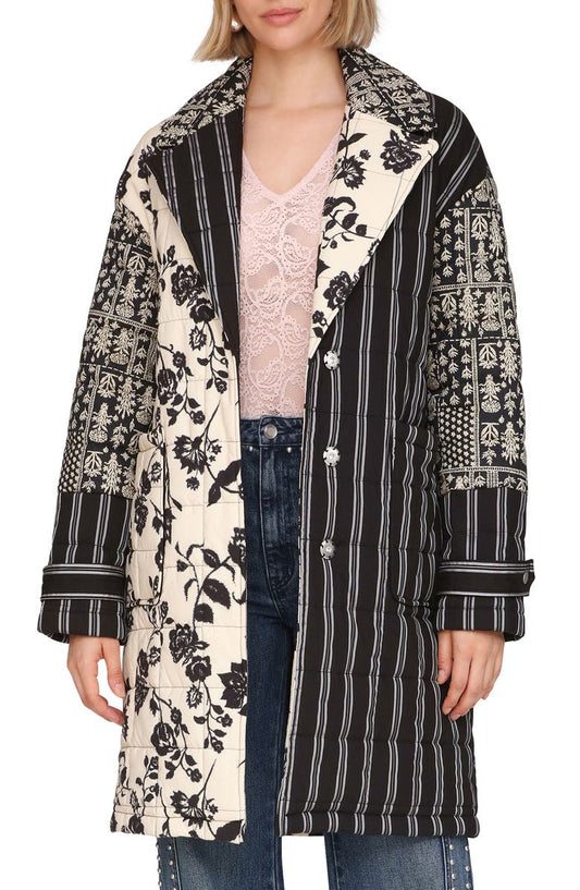 Quilted Robe Coat
