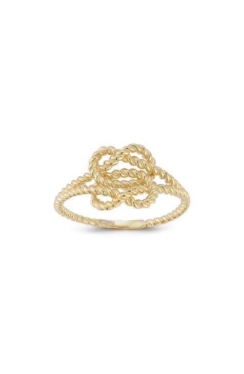 Anillo Nudo Oro 14K