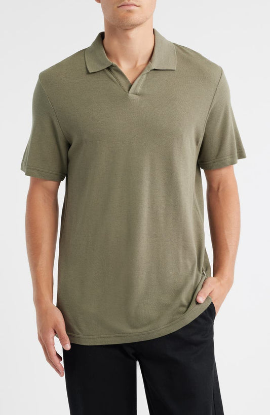Paul 3462 Johnny Collar Cotton & Lyocell Piqué Polo