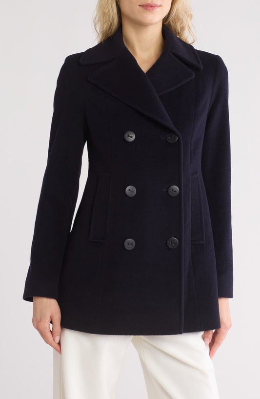 Classic Wool Blend Peacoat