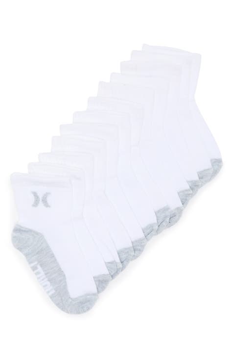 Paquete de 6 calcetines Marled Quarter (bebé)