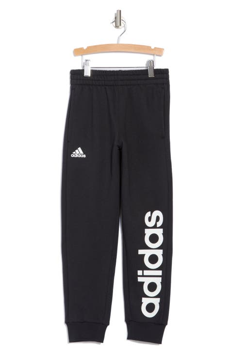 Joggers de forro polar con logotipo lineal para niños (niño grande)