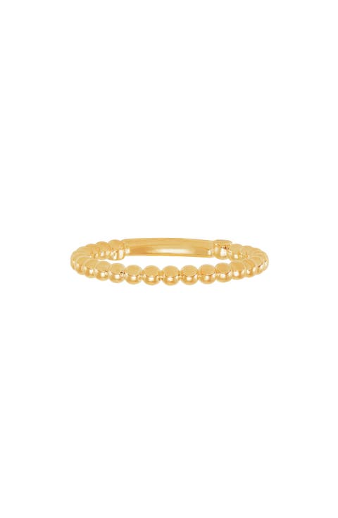 Beaded Band Ring