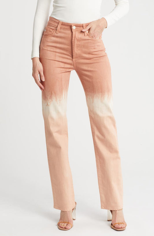 Alexxis High Waist Slim Fit Jeans (Melange Hue Vintage Pink)