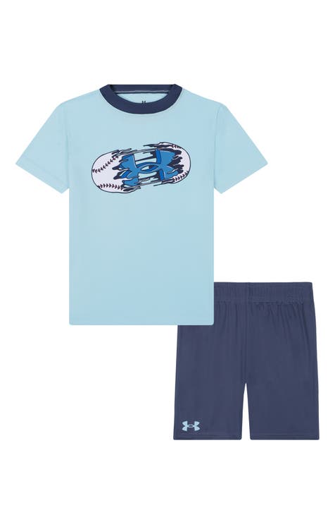 Conjunto de camiseta y pantalones cortos Ringer para niños (niño pequeño)