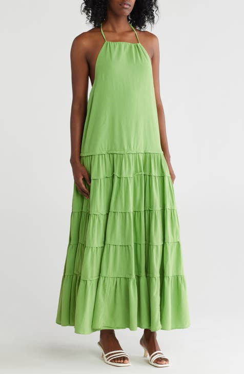 Vestido midi con cuello halter Sunny de Somewhere