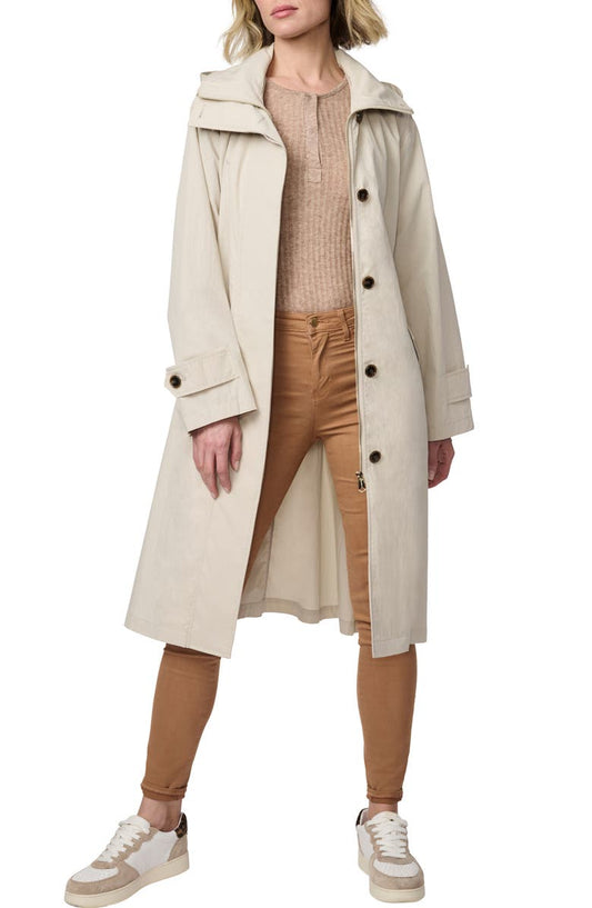 Recyled Cotton Blend Trench Coat