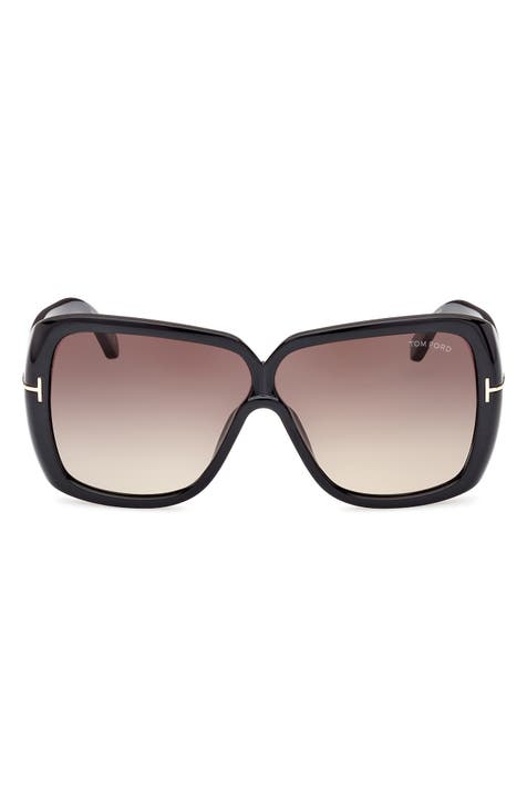 Gafas de sol mariposa degradadas de 61 mm