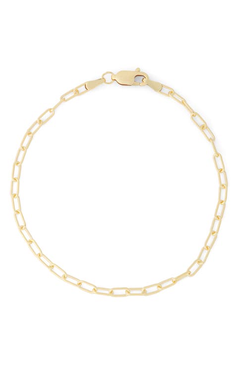Paper Clip Chain Bracelet