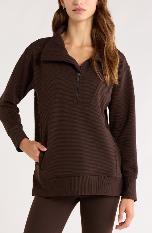 Kickback Ottoman Half Zip Tunic