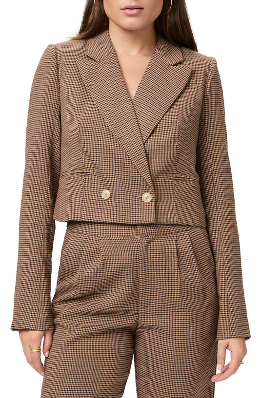 Vanna Crop Double Breasted Blazer
