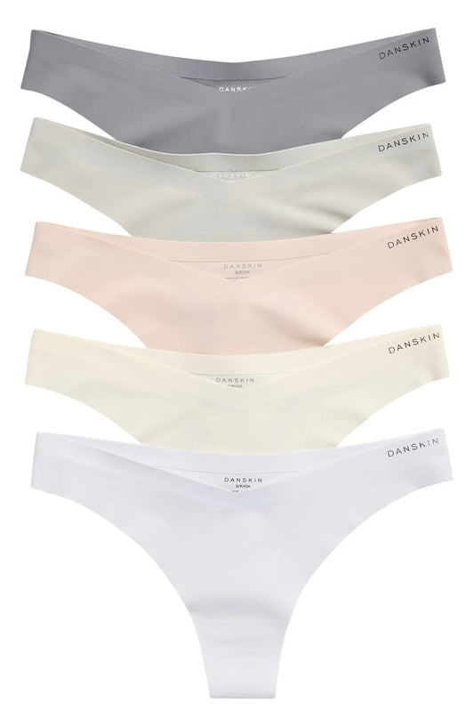 5-Pack Laser Double Face Thongs