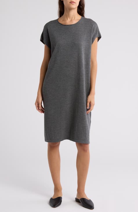 Vestido de lana sin mangas