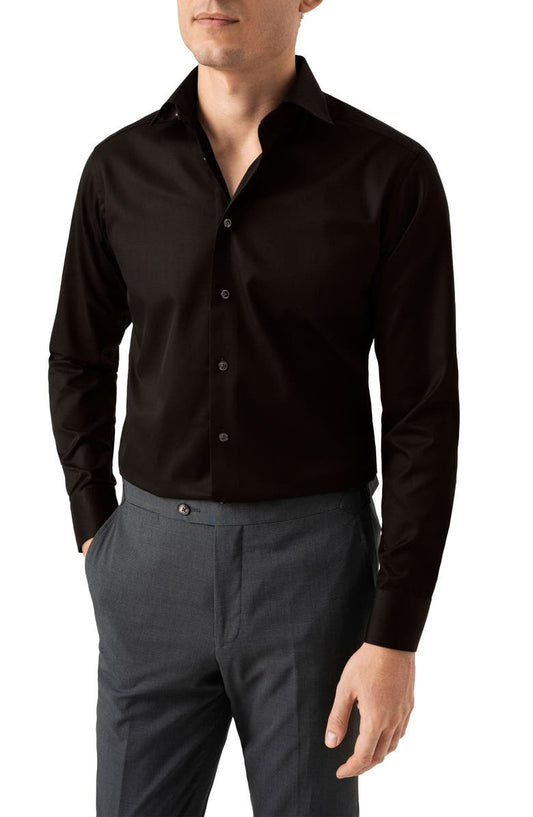 Slim Fit Cotton Twill Dress Shirt (Regular & Big)