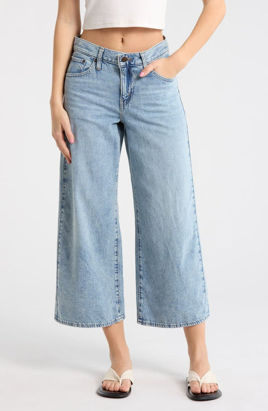 Middy Wide Leg Ankle Jeans