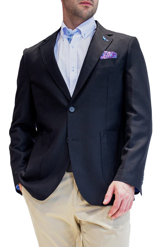 Textured Solid Sport Coat