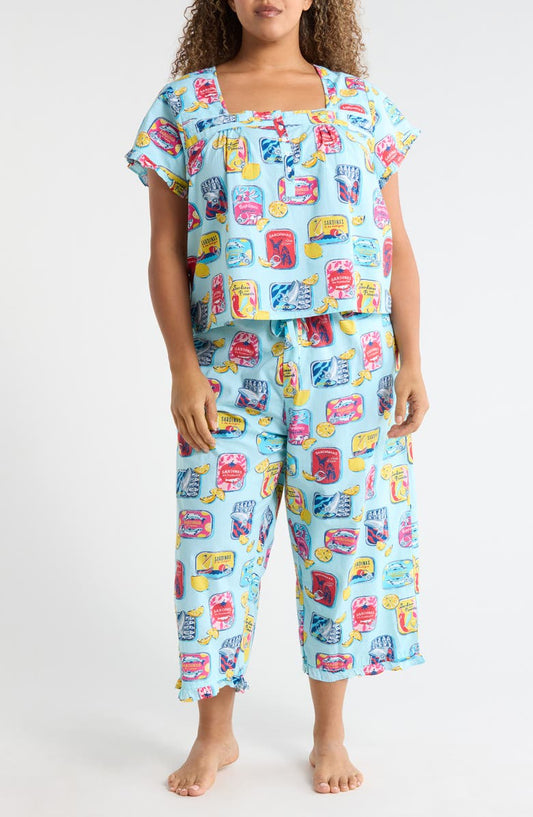 Cotton Poplin Pajamas (Plus)