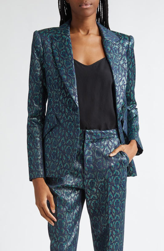 Chamberlain Animal Print Blazer