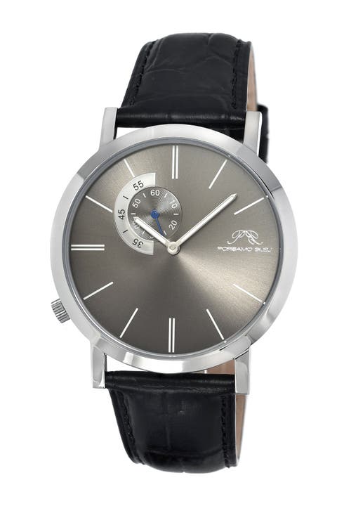 Reloj Parker de caballero con correa de piel grabada, 42 mm