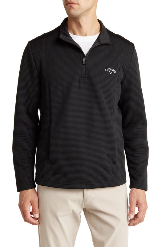 Ottoman Fleece Quarter Zip Sweatshirt
