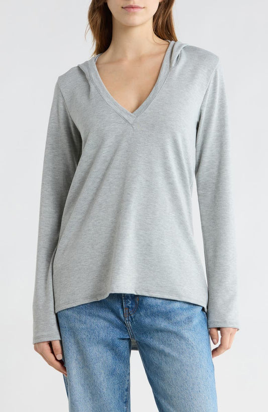 Hooded High-Low Tunic
