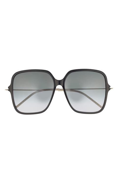 60mm Square Sunglasses