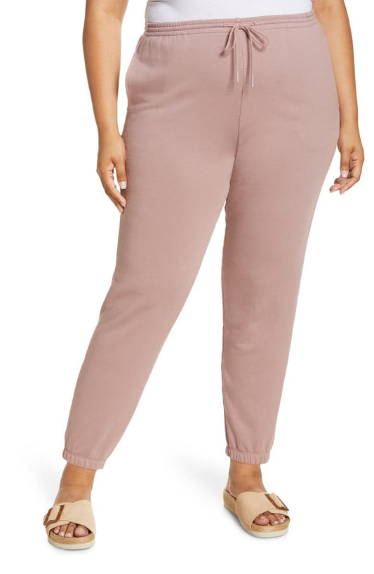 Slim Fit Cotton Joggers (Plus)