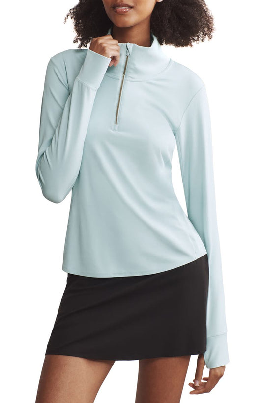 Course to Court Long Sleeve Quarter Zip Top