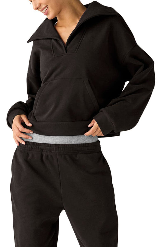 Street Smart Johnny Collar Fleece Sweatshirt