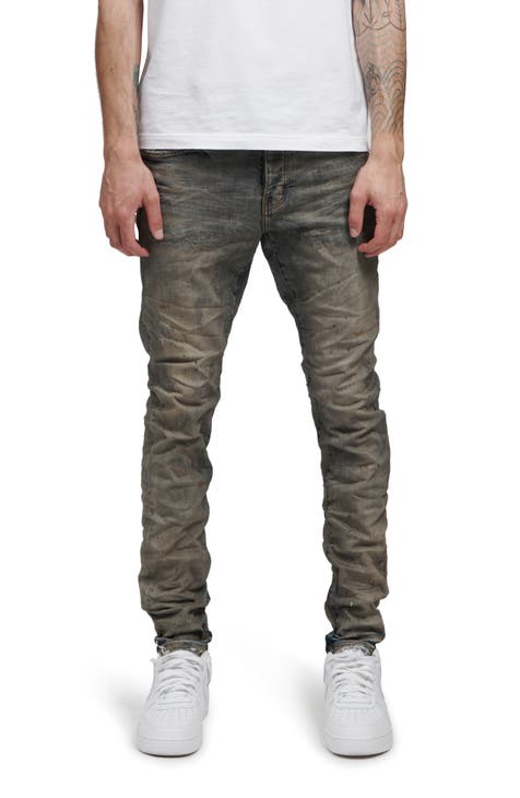 Jeans pitillo PURPLE (Índigo Reparador)