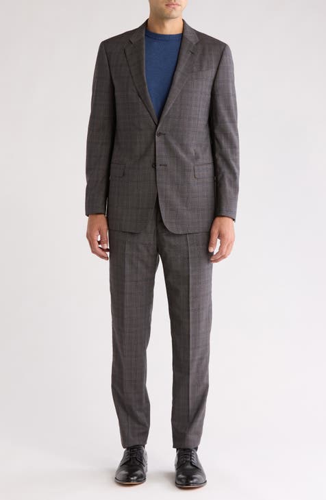 Traje de lana a cuadros