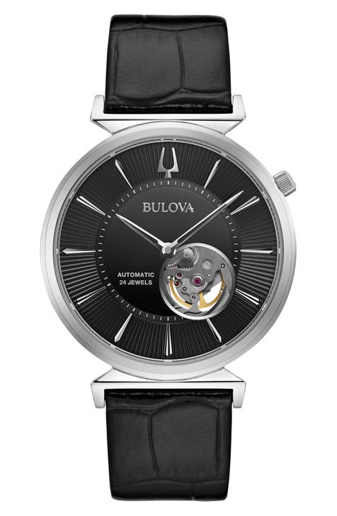 Reloj automático Regatta con correa de piel, 40 mm