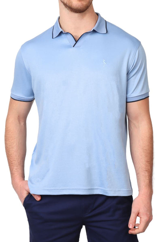 Johnny Collar Micro Piqué Modal Blend Polo