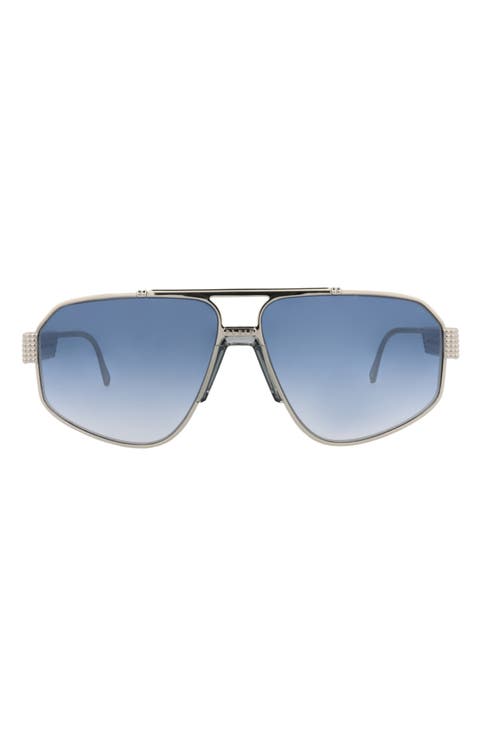 63mm Aviator Sunglasses