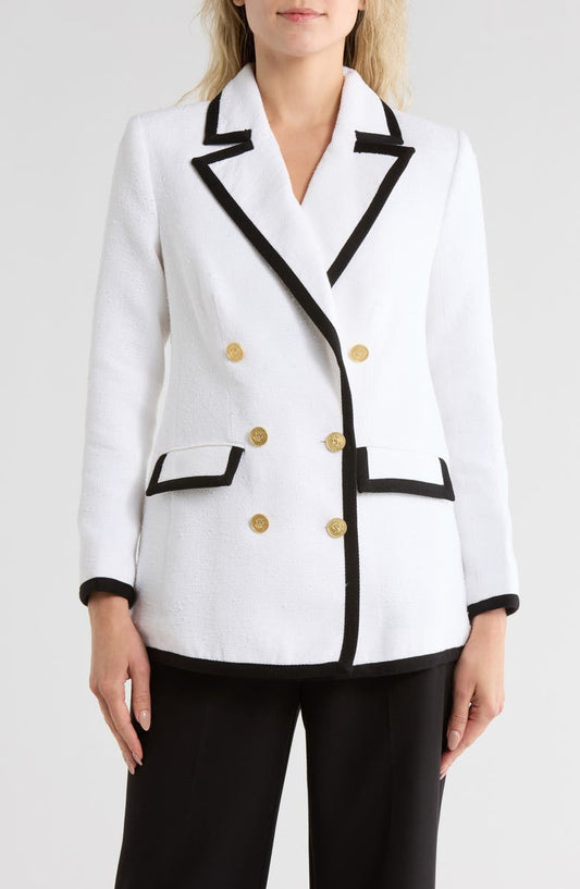 Aimee Contrast Trim Blazer