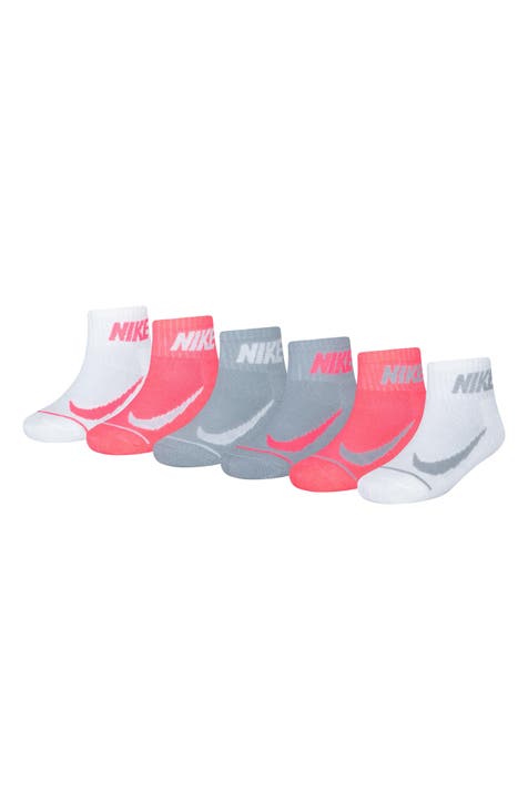 Pack de 6 calcetines tobilleros Simple Swoosh para niños (niño grande)