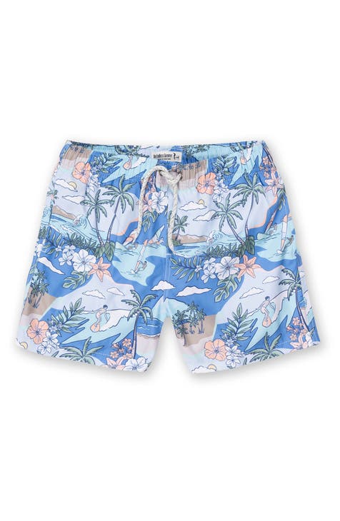 Bañador Surfers Print Volley para niños (niño pequeño)