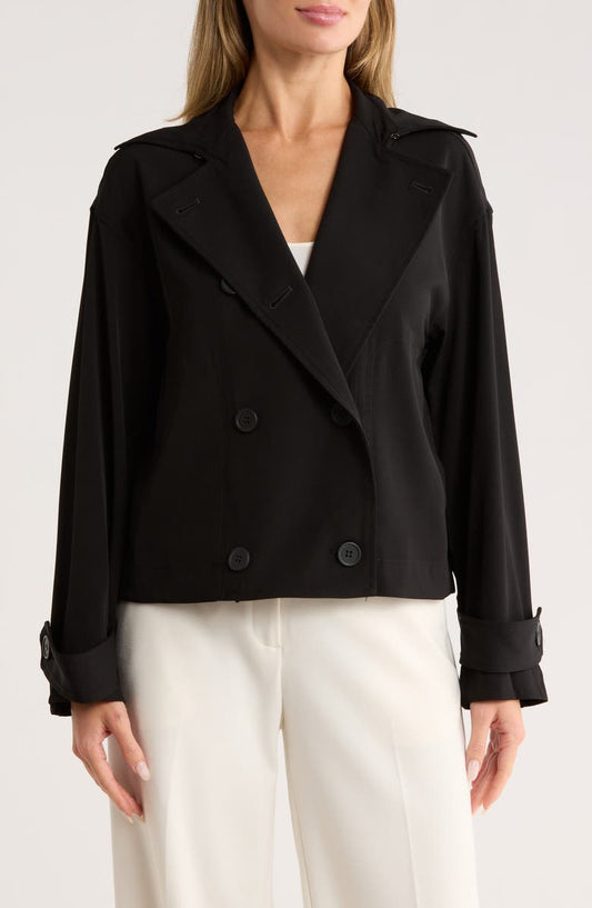 Twill Double Breasted Jacket