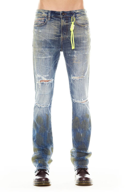 Lenny Ripped Bootcut Jeans (Damian) (Regular & Big)