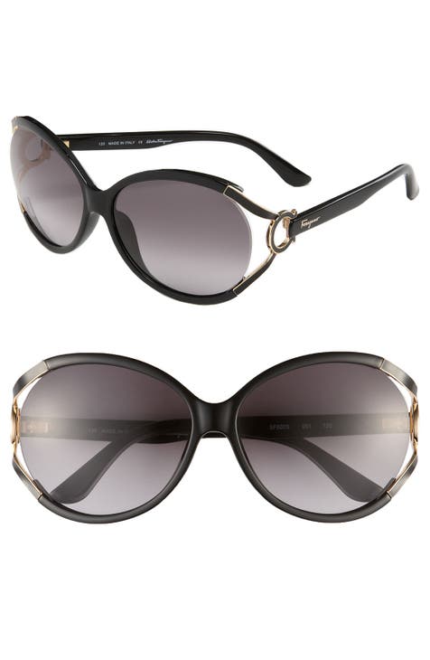 Salvatore Ferragamo Gafas de sol oversize de 59 mm