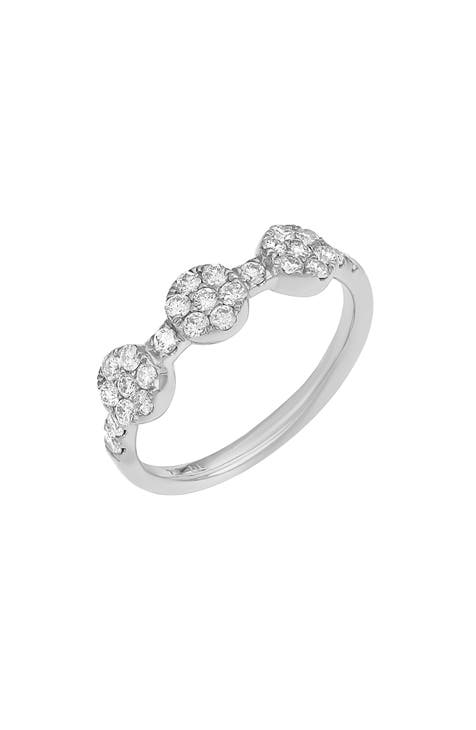 Anillo de oro de 18 quilates con banda de diamantes - 0,51 ctw (Exclusivo Nordstrom)