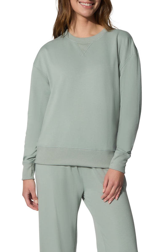 All Day Long Brushed Terry Sweatshirt & Leggings Set