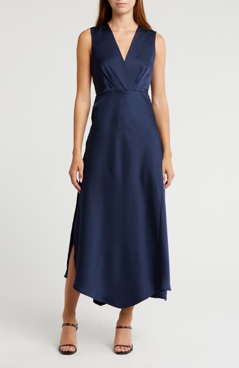 Vestido largo acampanado