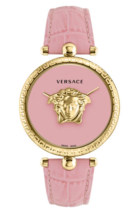 Palazzo Empire Correa de piel con relieve de cocodrilo, 39mm