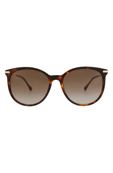 56mm Cat Eye Sunglasses