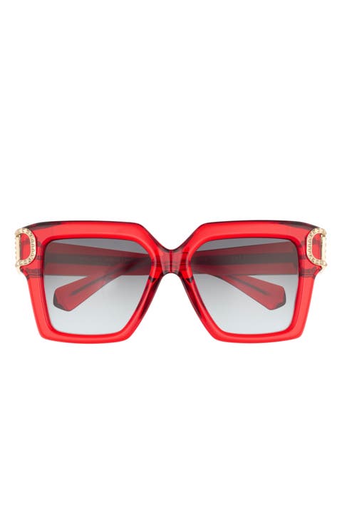 50mm Polarized Square Sunglasses