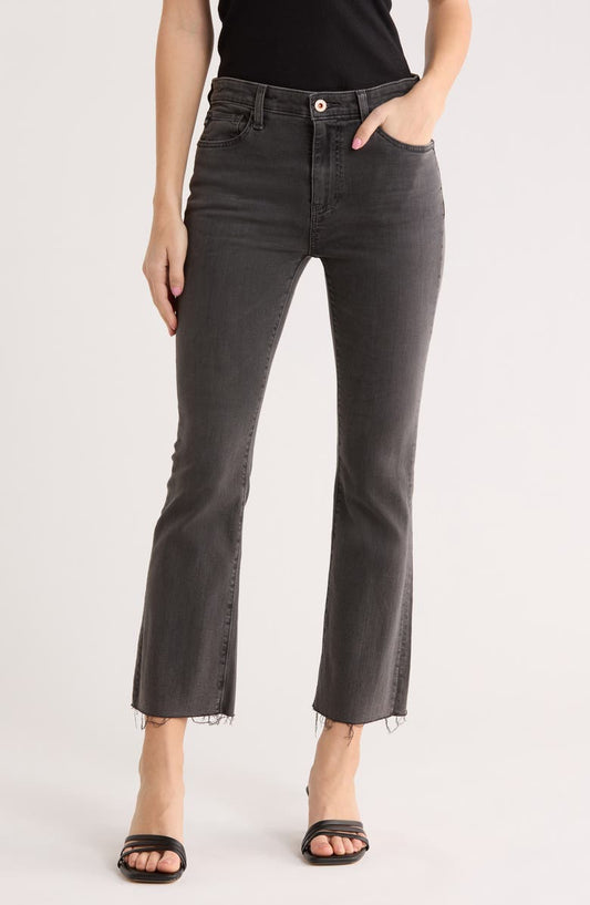 Farrah Mid Rise Crop Bootcut Jeans