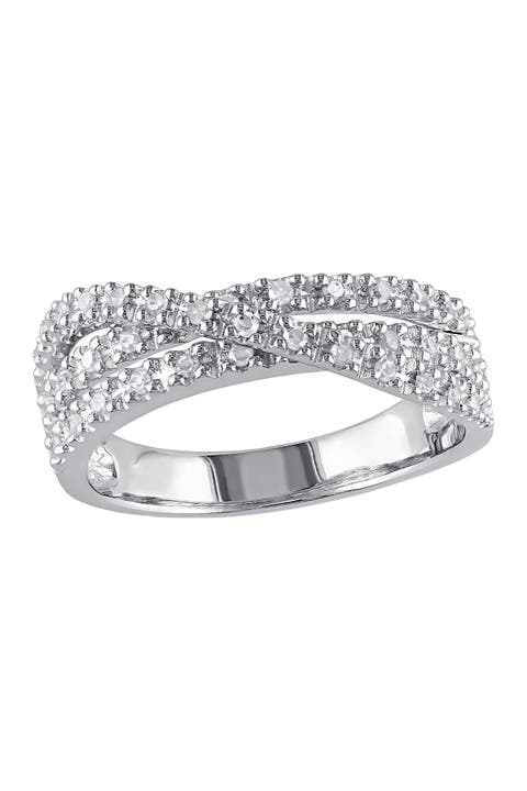 Anillo Twist de Diamantes