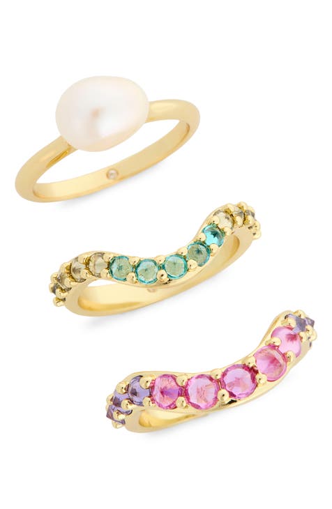 Set De 3 Anillos Apilables Fiesta